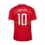 Camisolas de futebol Dinamarca Eriksen 10 Equipamento Principal Euro 2024 Manga Curta